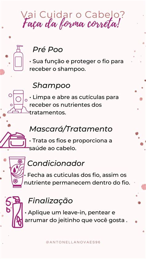 Vamos Cuidar Do Cabelo De Forma Correta Em Produtos Para