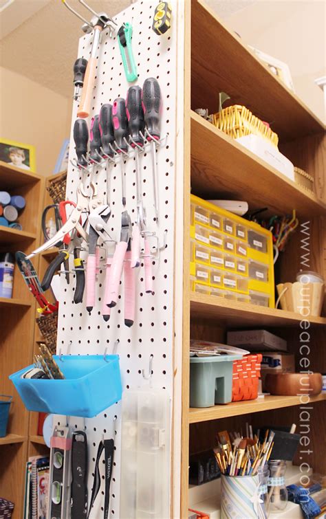 Pegboards Are Great For Organizing And Very Inexpensive Look Where We