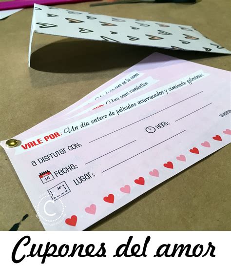 Cupones Románticos Imprimibles Para El Día De San Valentín