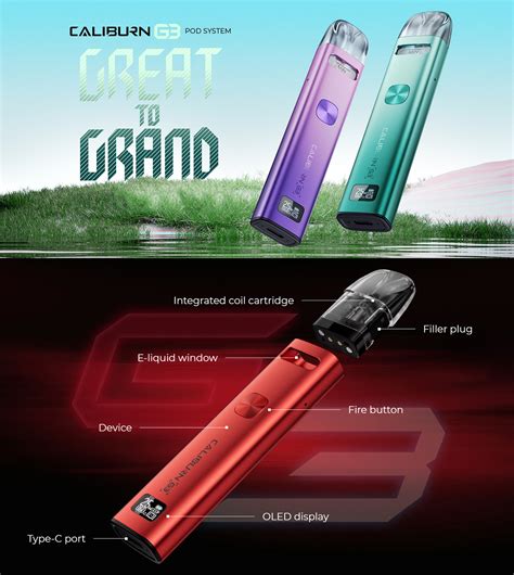 Uwell Caliburn G3 25w Eco Pod System 750mah Vapesourcing