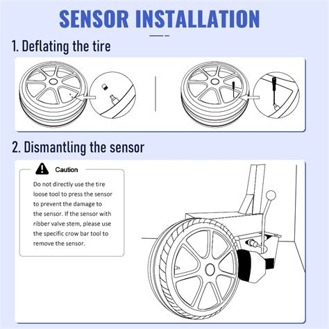 Foxwell T10 Mx Sensor 315MHz 433MHz TPMS Sensor Tire Pressure Monitor