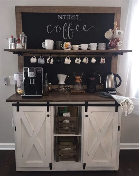 21 Coffee Station Ideas For The Ultimate At Home Brew Coffee Bar Home Coffee Bars In Kitchen