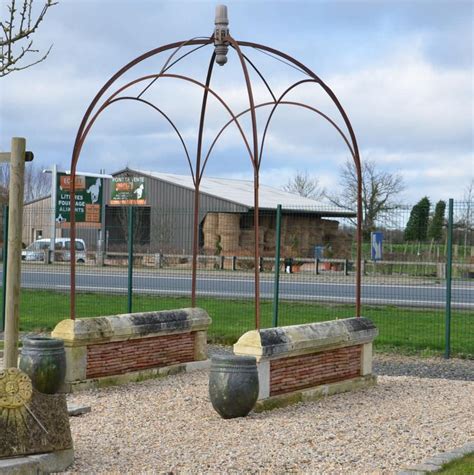 Wrought Iron Gazebo Bca Materiaux Anciens For Public Space