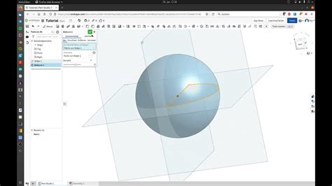 1 Onshape How To Draw A Sphere Youtube