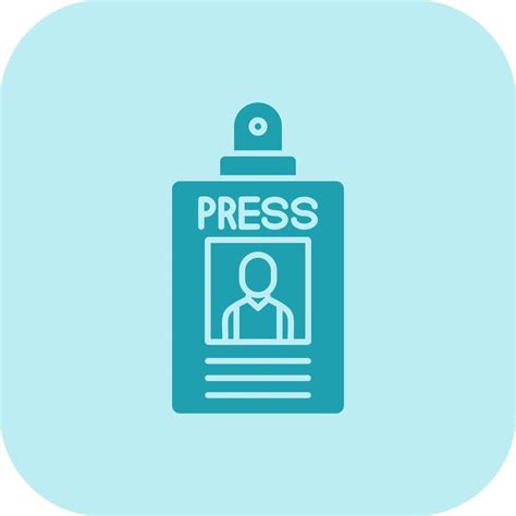 Press Pass Glyph Tritone Icon 38192607 Vector Art At Vecteezy