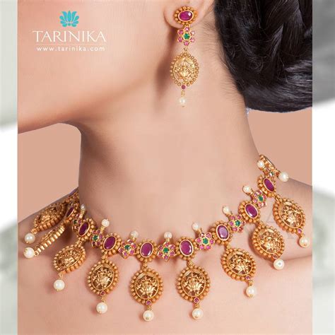 Classic Necklace Set From Tarinika South India Jewels