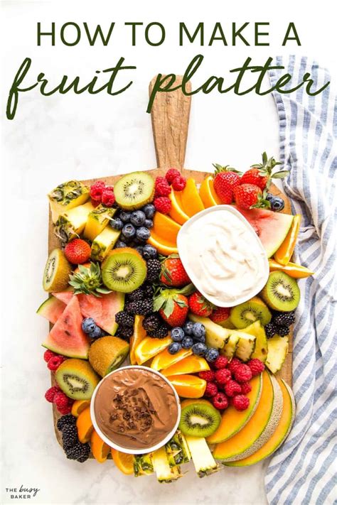 How To Make A Fruit Platter The Busy Baker