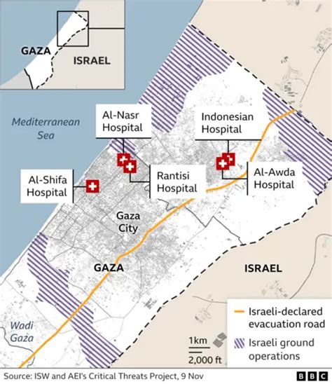 Israeli Forces Surround North Gaza Hospitals