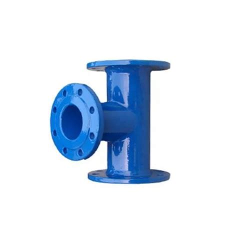 Iso2531 Pn10 Pn16 Pn25 Ductile Iron Flanged Pipe Fitting All Flanged Tee Ductile Iron Flanged