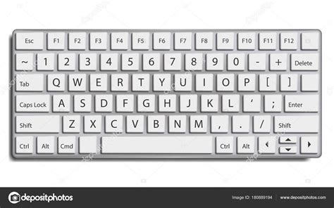 Vector De Teclado De Escritorio Cl Sico Vista Superior Dispositivo