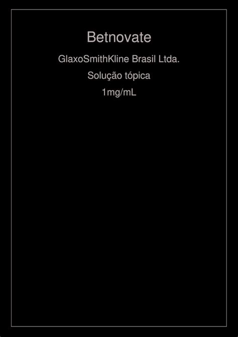 Pdf Glaxosmithkline Brasil Ltda Solu O T Pica Mg Ml Modelo De