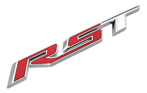 Emblema Rst Cheyenne Silverado Chevrolet Adeherible Meses Sin Inter S