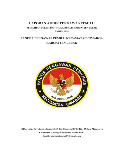 Laporan Akhir Panwascam Cmg 2 Pdf