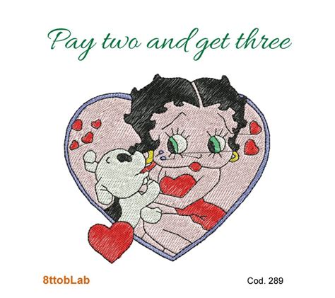 Embroidery Designs Betty Boop Etsy