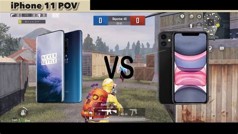 OnePlus 7 Pro 90FPS VS IPhone 11 60FPS TDM Challenge BGMI YouTube