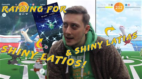 WE GOT A SHINY LEGENDARY Raiding For SHINY LATIOS And LATIAS In