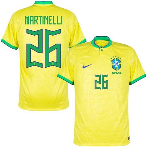 Maillot Bresil Domicile Coupe Du Monde Martinelli