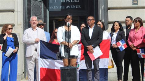 Dominican Community Flag Raising At Cleveland City Hall