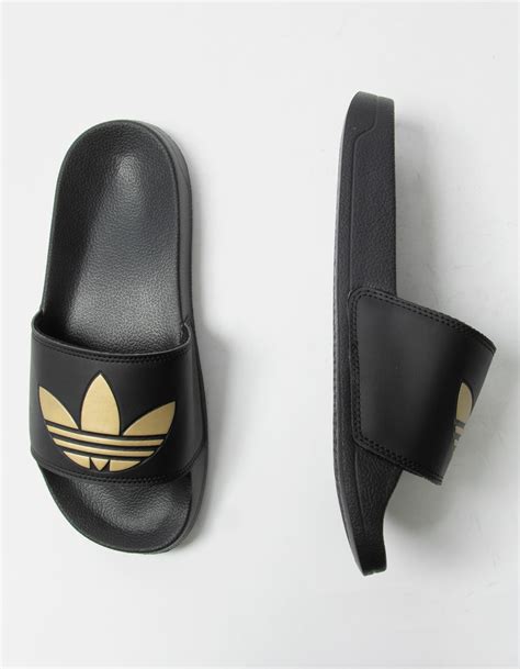 Adidas Adilette Lite Womens Slide Sandals Black Tillys