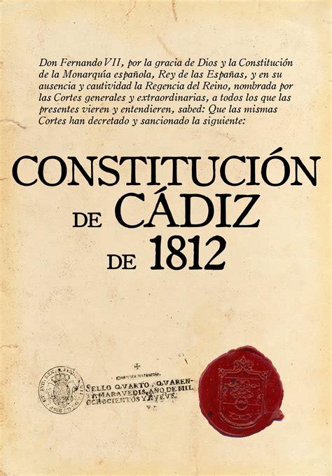 JURISPRUDENCIA AL DIA La Constitución de Cádiz 1812 1814