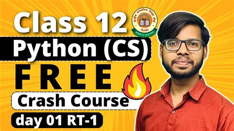 Class 12 Python FREE Crash Course Day 1 Class 12 CS Board Exam 23