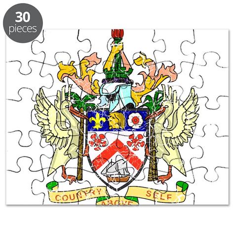 Saint Kitts Nevis Coat Of Arms Puzzle by CoatOfArmscracked