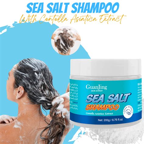 100 Sea Salt Shampoo Anti Dandruff Scalp Itching Psoriasis Shampoo