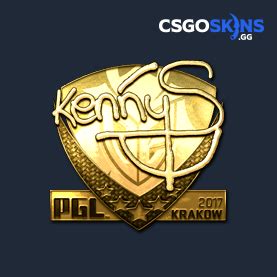 Sticker Kennys Gold Krakow Csgoskins Gg