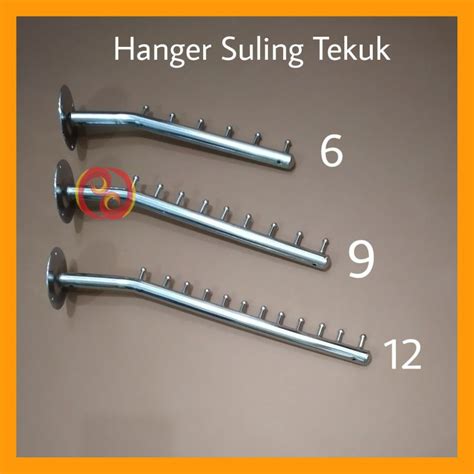 Jual Hanger SULING Tekuk Gantungan Baju Tempel TEMBOK Indonesia Shopee