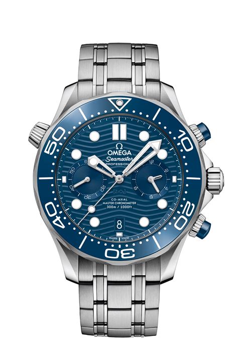 Omega Seamaster Diver 300m Co‑axial Master Chronometer Chronograph Blue