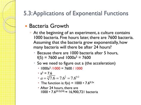Ppt Chapter 5 Exponential And Logarithmic Functions 53
