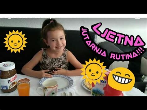 Moja Ljetna Jutarnja Rutina My Summer Morning Routines YouTube