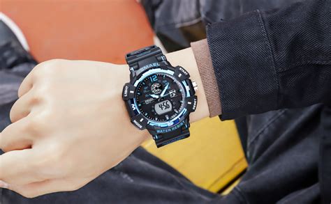 Smael Reloj Deportivo Para Hombre Impermeable Militar Digital