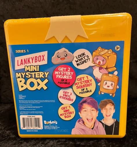 Lankybox Mini Box Series 1 With Mystery Figures Squishy Pop It And Stickers New Eur 32 39