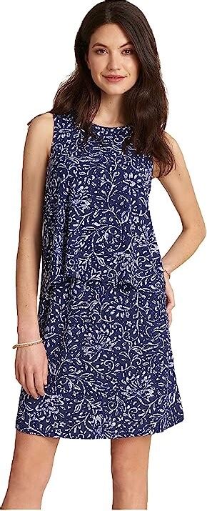 Hatley Roberta Dress Batik Flowers Blue Womens Clothing Shopstyle