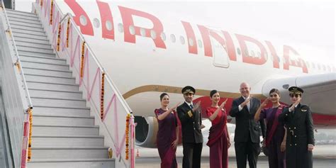 Air India Welcomes Indias First Airbus A350 Aircraft In Striking New