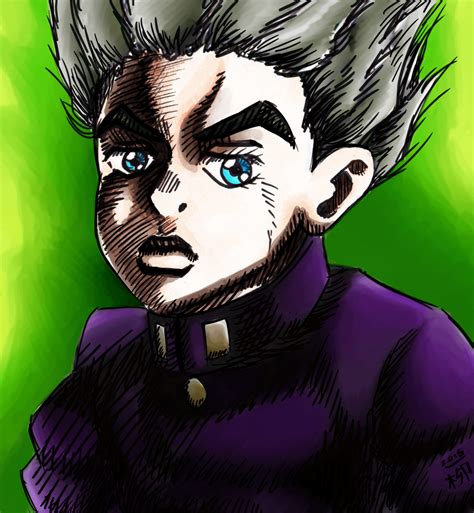 Fanart Reworked Koichi Sketch Manga Palette Stardustcrusaders