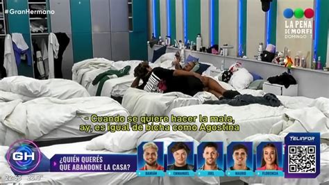 Catalina le confesó irritada a Gran Hermano por qué quiere sacar a