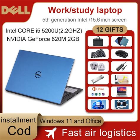 Dell Laptop/Intel Corei 5 5th generation Cool Gaming laptop with built-in numeric keypad ...