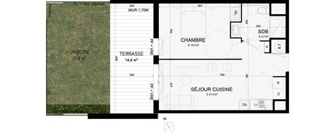 Plan Appartement T2 De 39 30 M² Neuf Résidence « Les Villages Dor De