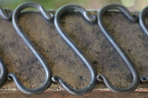 Hand Forged S Hooks Set Of Pot Hanging Hooks Pot Rack Hooks Plant