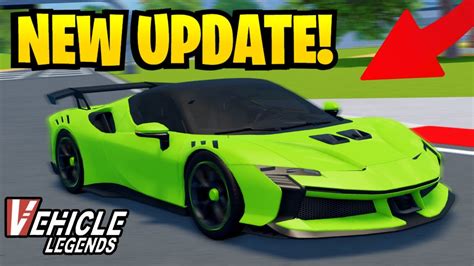 New Ferrari Update In Roblox Vehicle Legends Youtube