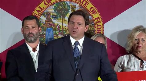 Florida Gov Ron Desantis Rallies For Votes For November Election