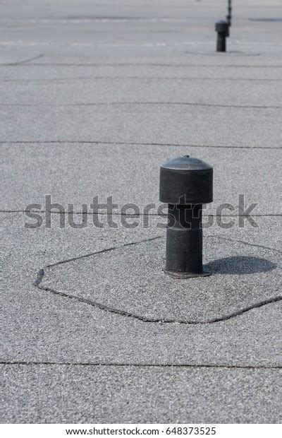 Roof Ventilation Aerator Flat Roof Ventilation Stock Photo