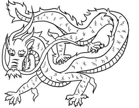 Chinese Dragon Lineart By Artsy The Ish On Deviantart