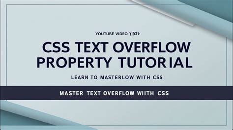 CSS Text Overflow Property Tutorial Learn To Master Text Overflow