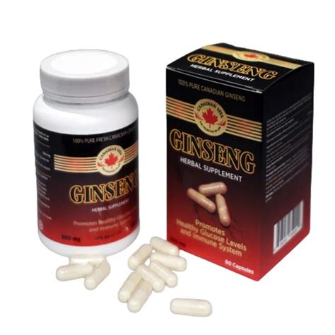 Top Quality Canadian Vita Dried Ginseng 500mg 5 Year Old Canadian