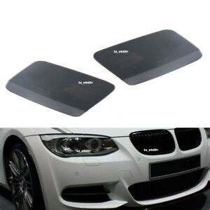 2Pcs Headlight Washer Cover Cap Left Right For BMW E92 E93 LCI 2010 To