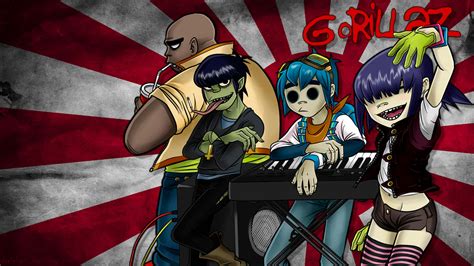 Gorillaz 2d And Noodle Wallpaper