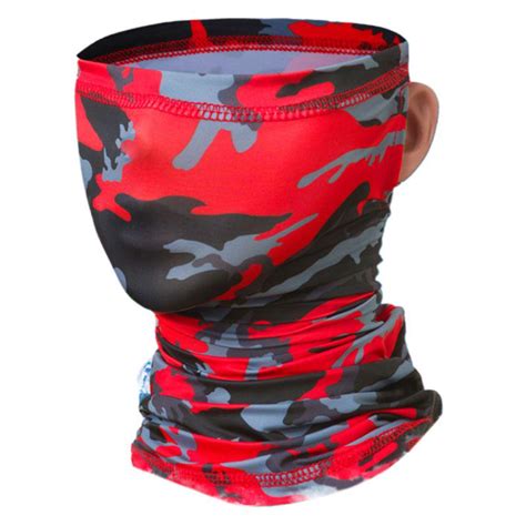 Buy New Unisex Ice Silk Hanging Ear Headwear Neck Gaiter Mask Cycling Sunscreen Bandana At